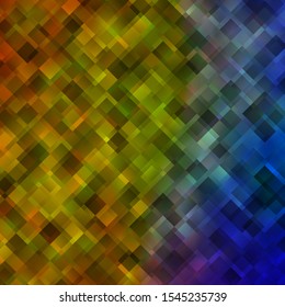 Light Blue, Yellow vector backdrop with rectangles. Illustration with a set of gradient rectangles. Design for your business promotion.
