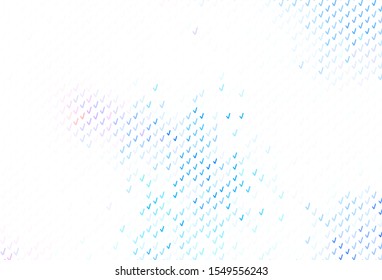Light Blue, Yellow vector backdrop with wry lines. A sample with colorful lines, shapes. The best colorful design for your business.