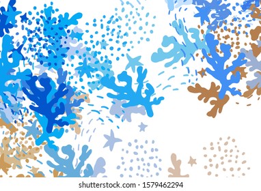Light Blue, Yellow vector backdrop with memphis shapes. Decorative design in abstract style with random forms. Background for a cell phone.