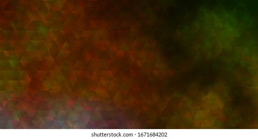 Light Blue, Yellow vector backdrop with lines, triangles. Colorful illustration with triangles in simple style. Template for wallpapers.