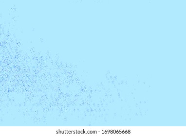 Light Blue, Yellow vector backdrop with dots. Glitter abstract illustration with blurred drops of rain. Design for your business advert.