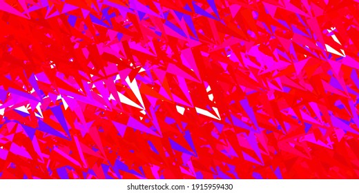 Fondo vectorial amarillo claro azul con triángulos, líneas. Diseño sencillo de estilo abstracto con triángulos, líneas. Patrón de fondo de pantalla.