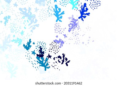 Azul claro, fondo vectorial amarillo con formas memphis. Diseño decorativo en estilo abstracto con formas aleatorias. Diseño elegante para tapices.