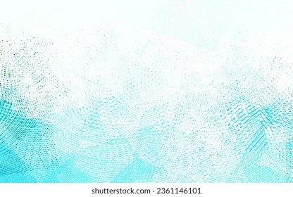 Light Blue, Yellow vector backdrop with curved lines. A completely new colorful illustration in simple style. Brand new design for your ad.