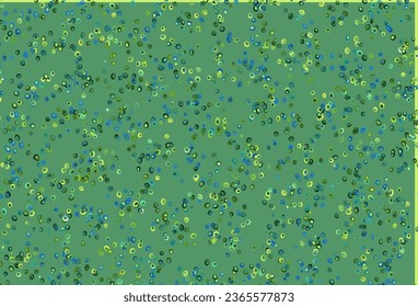 Light Blue, Yellow vector backdrop with dots. Modern abstract illustration with colorful water drops. Pattern for beautiful websites.