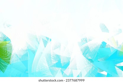 Light Blue, Yellow vector backdrop with lines, triangles. Illustration with set of colorful triangles. Best smart design for your business.