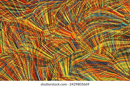 Light Blue, Yellow vector backdrop with curved lines. Colorful gradient illustration in simple style with lines. Best design for your business.