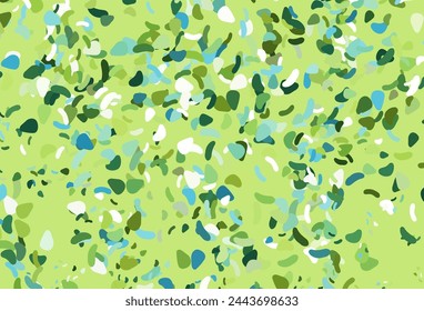 Light blue, yellow vector backdrop with abstract shapes. Simple colorful illustration with abstract gradient shapes. Background for a cell phone.