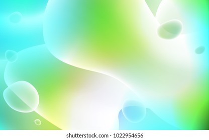 Light Blue, Yellow vector background with abstract circles. Brand-new colored illustration in memphis style with gradient. Memphis design for your web site.