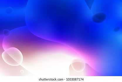 Light Blue, Yellow vector background with lava shapes. A completely new color illustration in memphis style. Textured wave pattern for backgrounds.
