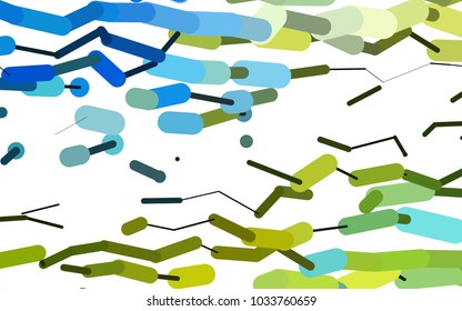 Light Blue, Yellow vector background with straight lines. Decorative shining illustration with lines on abstract template. The pattern can be used for websites.