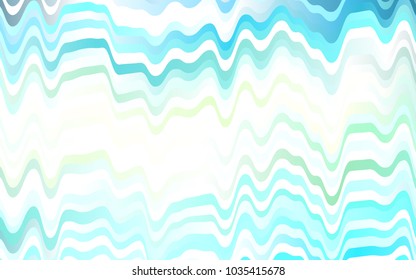 Light Blue, Yellow vector background with lava shapes. Shining crooked illustration in marble style. The template for cell phone backgrounds.