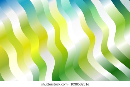 Light Blue, Yellow vector background with lamp shapes. Colorful illustration in abstract marble style with gradient. New composition for your brand book.