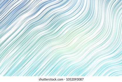 Light Blue, Yellow vector background with abstract lines. Geometric illustration in marble style with gradient.  The best blurred design for your business.