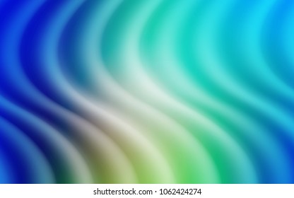 Light Blue, Yellow vector background with bubble shapes. Creative geometric illustration in marble style with gradient. A completely new memphis design for your business.
