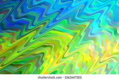 Light Blue, Yellow vector background with shapes. Creative geometric illustration in marble style with gradient. Brand-new design for your ads, poster, banner.