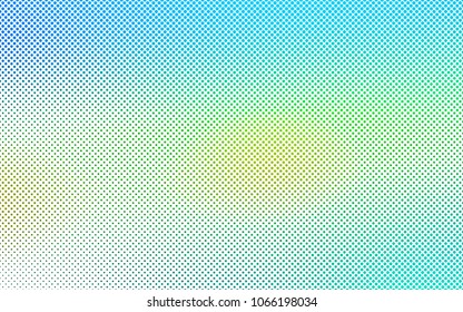 Light Blue, Yellow vector  background with bubbles. Glitter abstract illustration with blurred drops of rain. Completely new template for your brand book.