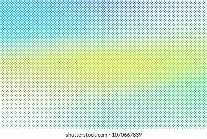 Light Blue, Yellow vector  background with bubbles. Blurred bubbles on abstract background with colorful gradient. New design for ad, poster, banner of your website.