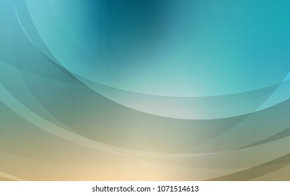 Light Blue, Yellow vector background with bent lines. Glitter abstract illustration with wry lines. A new texture for your  ad, booklets, leaflets.