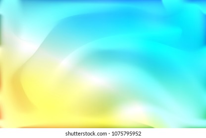 Light Blue, Yellow vector background with lamp shapes. Glitter abstract illustration with wry lines. The elegant pattern for brand book.