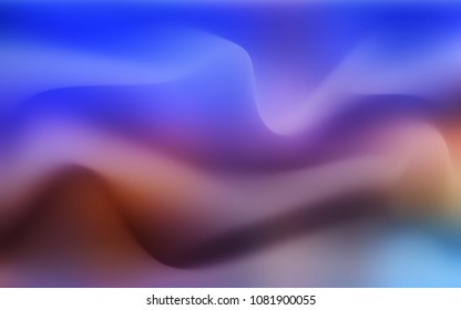 Light Blue, Yellow vector background with abstract circles. Creative illustration in halftone marble style with gradient. Marble style for your business design.