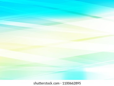 Light Blue, Yellow vector background with straight lines. Glitter abstract illustration with colored sticks. Smart design for your business advert.