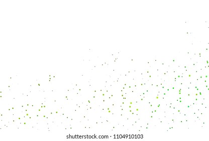 Light Blue, Yellow vector  background with dots. Blurred bubbles on abstract background with colorful gradient. Beautiful design for your business natural advert.