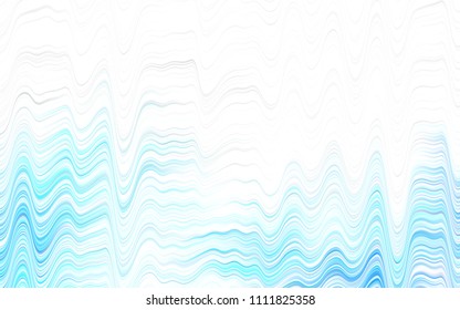 Light Blue, Yellow vector background with lava shapes. Brand-new colored illustration in marble style with gradient. The best blurred design for your business.