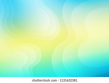 Light Blue, Yellow vector background with lamp shapes. Geometric illustration in marble style with gradient.  New composition for your brand book.