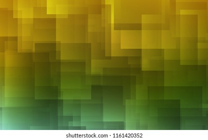 Light Blue, Yellow vector background with straight lines. Decorative shining illustration with lines on abstract template. Best design for your ad, poster, banner.