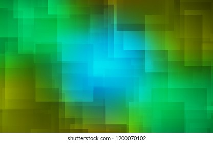 Light Blue, Yellow vector background with straight lines. Decorative shining illustration with lines on abstract template. Pattern for ads, posters, banners.