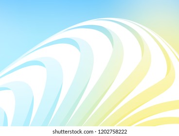 Light Blue, Yellow vector background with straight lines. Blurred decorative design in simple style with lines. The pattern can be used for busines ad, booklets, leaflets