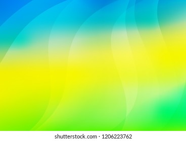 Light Blue, Yellow vector background with straight lines. Shining colored illustration with narrow lines. The pattern can be used as ads, poster, banner for commercial.