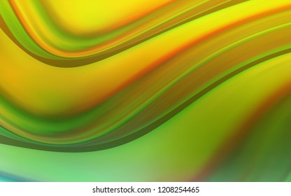 Light Blue, Yellow vector background with liquid shapes. A completely new color illustration in marble style. A completely new template for your business design.