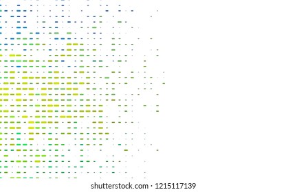 light Blue, Yellow vector background with straight lines. Lines on blurred abstract background with gradient. The template can be used as a background.