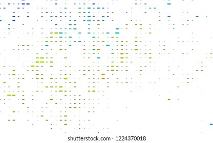 Light Blue, Yellow vector background with straight lines. Shining colored illustration with narrow lines. The template can be used as a background.