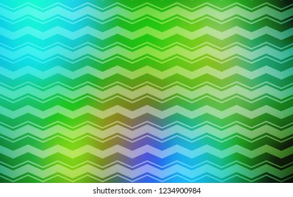 Light Blue, Yellow vector background with straight lines. Shining colored illustration with sharp stripes. Template for your beautiful backgrounds.