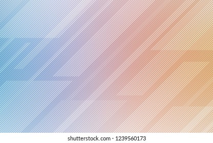 Light Blue, Yellow vector background with straight lines. Modern geometrical abstract illustration with Lines. Pattern for ads, posters, banners.