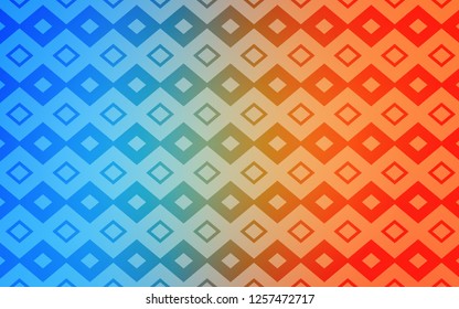 Light Blue, Yellow vector background with rectangles. Beautiful illustration with rectangles and squares. Pattern for busines ad, booklets, leaflets