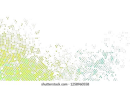 Light Blue, Yellow vector background with bubbles. Illustration with set of shining colorful abstract circles. Pattern for ads, booklets.