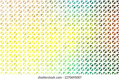Light Blue, Yellow vector background with triangles. Modern abstract illustration with colorful triangles. Smart design for your business advert.