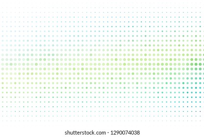 Light Blue, Yellow vector background with bubbles. Abstract illustration with colored bubbles in nature style. Pattern for ads, leaflets.