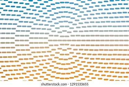 Light Blue, Yellow vector background with straight lines. Modern geometrical abstract illustration with staves. Pattern for business booklets, leaflets.