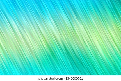 Light Blue, Yellow vector background with abstract lines. Shining crooked illustration in marble style. The best blurred design for your business.