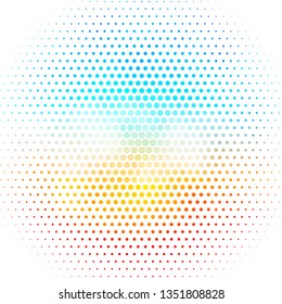 Light Blue, Yellow vector background with circles. Abstract illustration with colorful spots in nature style. Design for posters, banners.