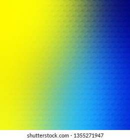 Light Blue, Yellow vector background with lines. Colorful gradient illustration with abstract flat lines. Pattern for booklets, leaflets.