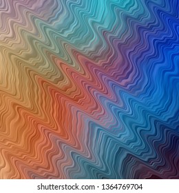 Light Blue, Yellow vector background with curved lines. Brand new colorful illustration with bent lines. Pattern for websites, landing pages.