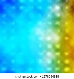 Light Blue, Yellow vector background with circles. Modern abstract illustration with colorful circle shapes. Pattern for websites, landing pages.