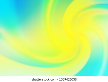 Light Blue, Yellow vector background with lamp shapes. Brand new colored illustration in marble style with gradient. Marble design for your web site.
