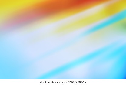 Light Blue, Yellow vector background with stright stripes. Lines on blurred abstract background with gradient. Pattern for your busines websites.
